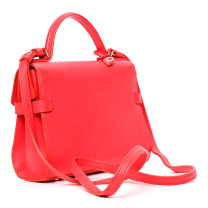 Delvaux Calfskin Mini Tempete Satchel Rose Candy 3 of 5