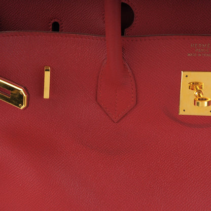 Hermes Courchevel Birkin 40 Rouge 25 of 26