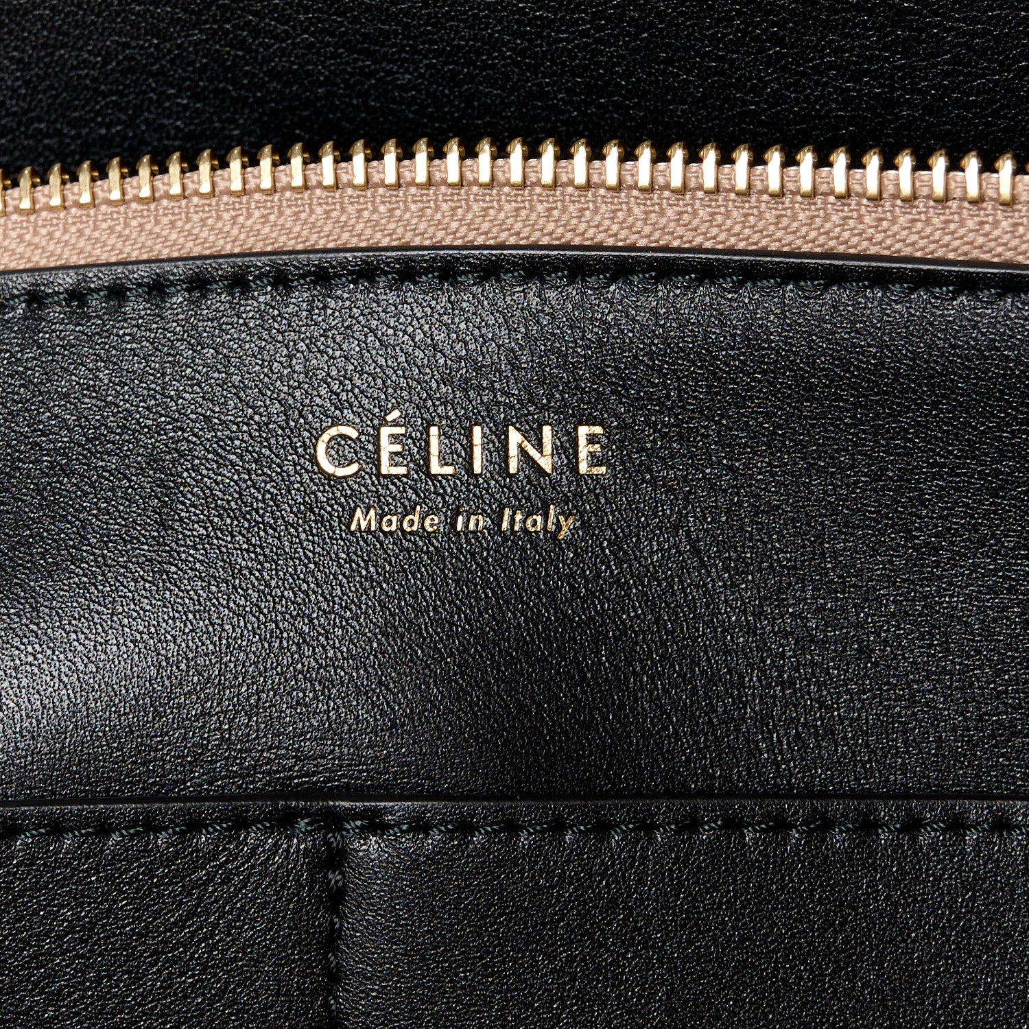 Celine Shearling Cabas Natural Tan 6 of 9