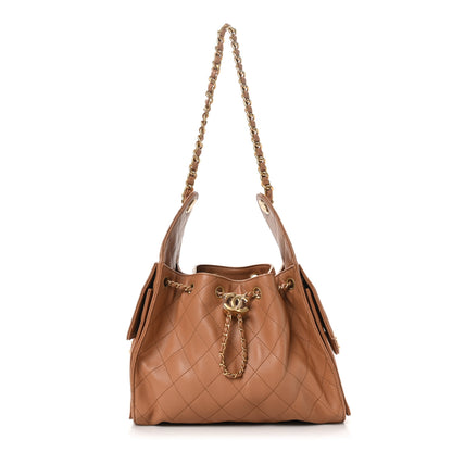 Chanel Caviar Quilted Small Chanel 25 Handbag Brown 1 of 10