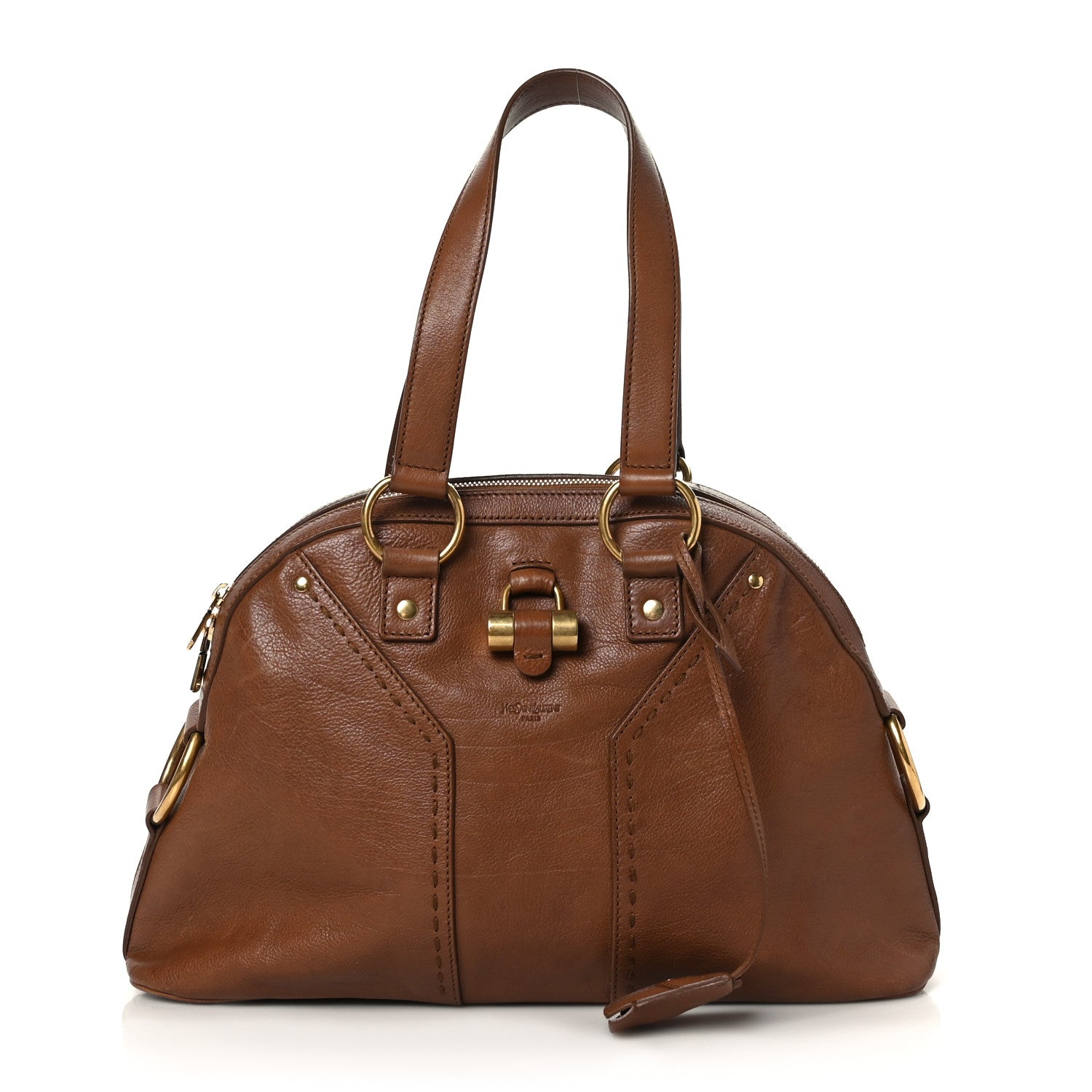 Saint Laurent Calfskin Medium Muse Tan 1 of 10