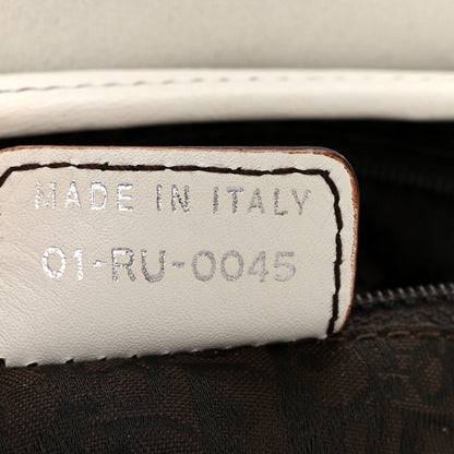Christian Dior Calfskin Saddle Bag White 7 of 10