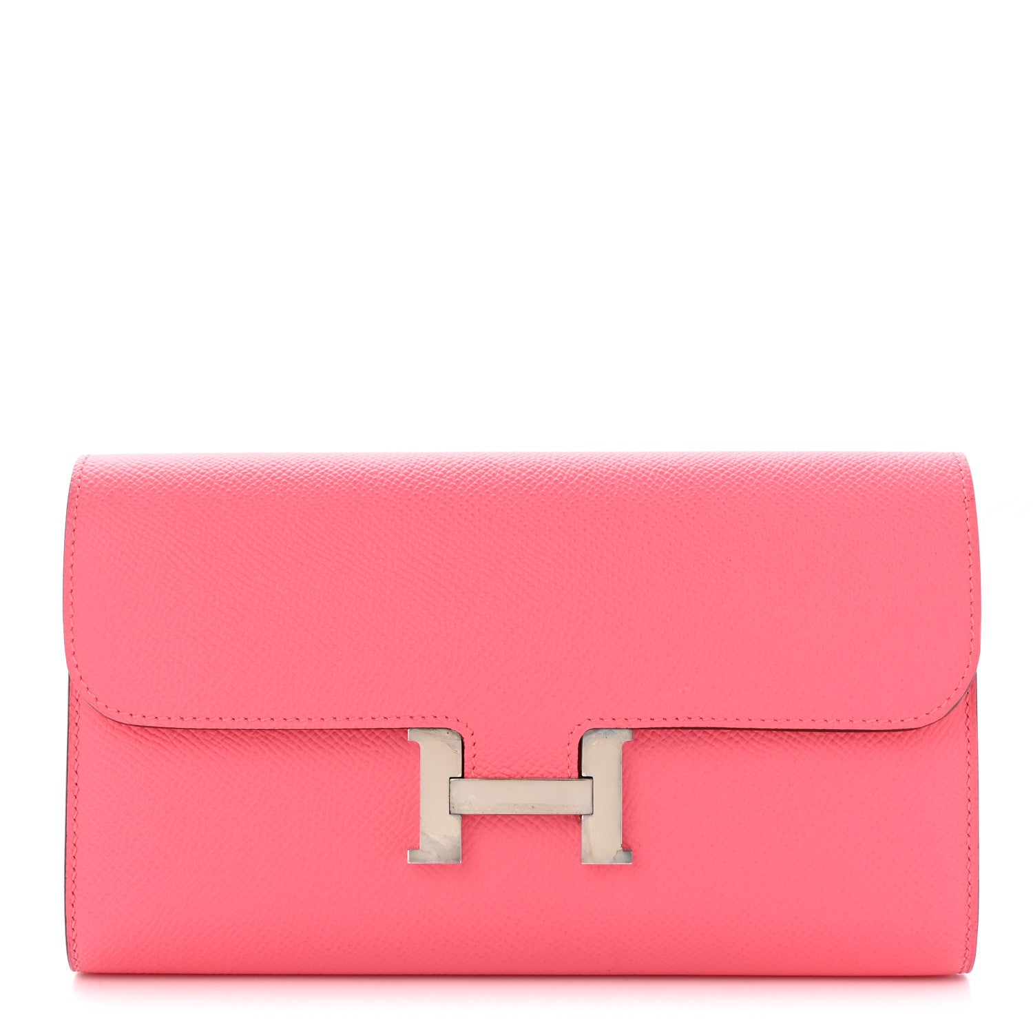Hermes Epsom Constance Long Wallet Rose Azalee 1 of 11