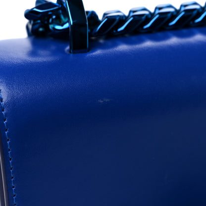 Alexander McQueen Calfskin Mini Jeweled Knuckle Satchel Royal Blue 10 of 10