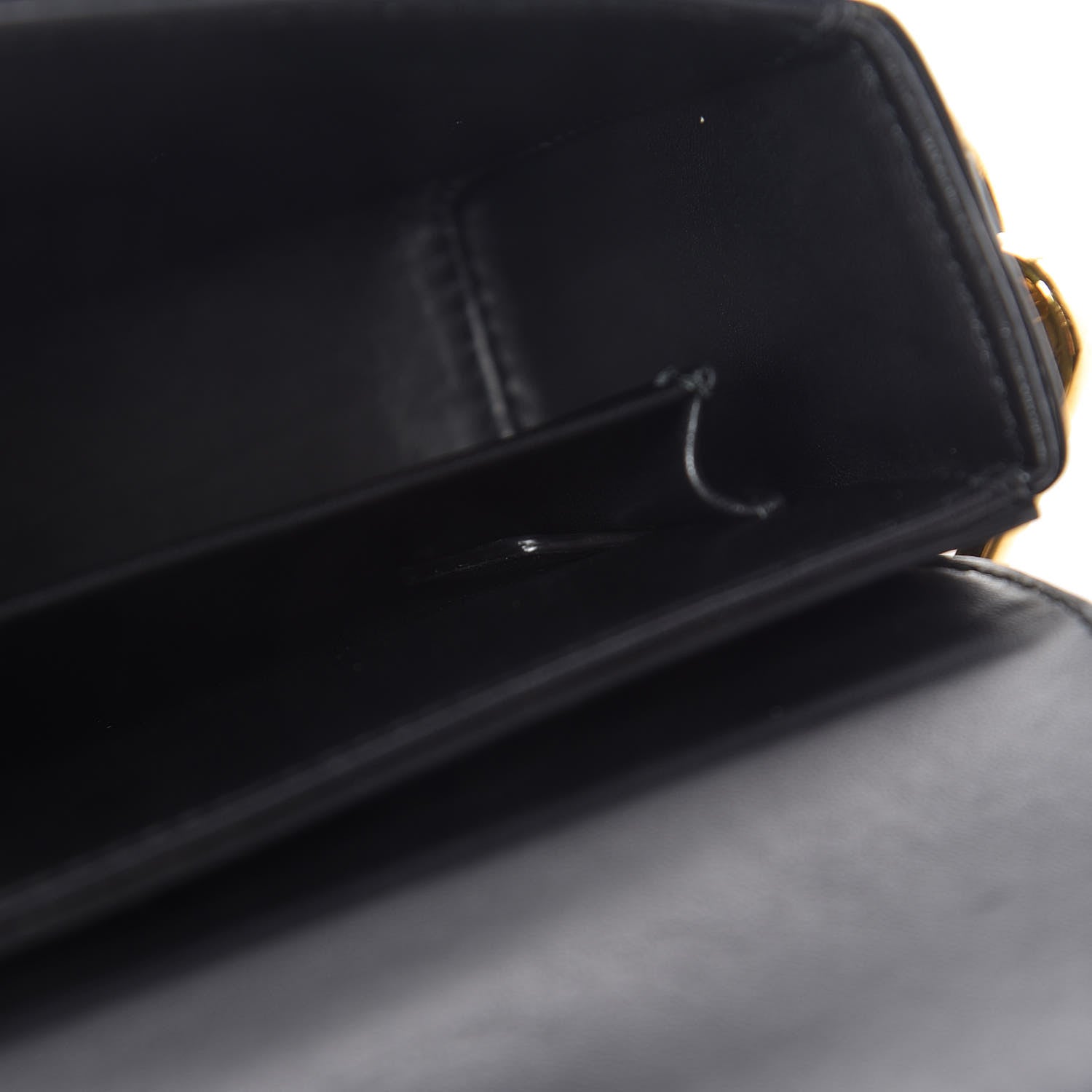 Christian Dior Crackled Lambskin 30 Montaigne Box Bag Black 7 of 12