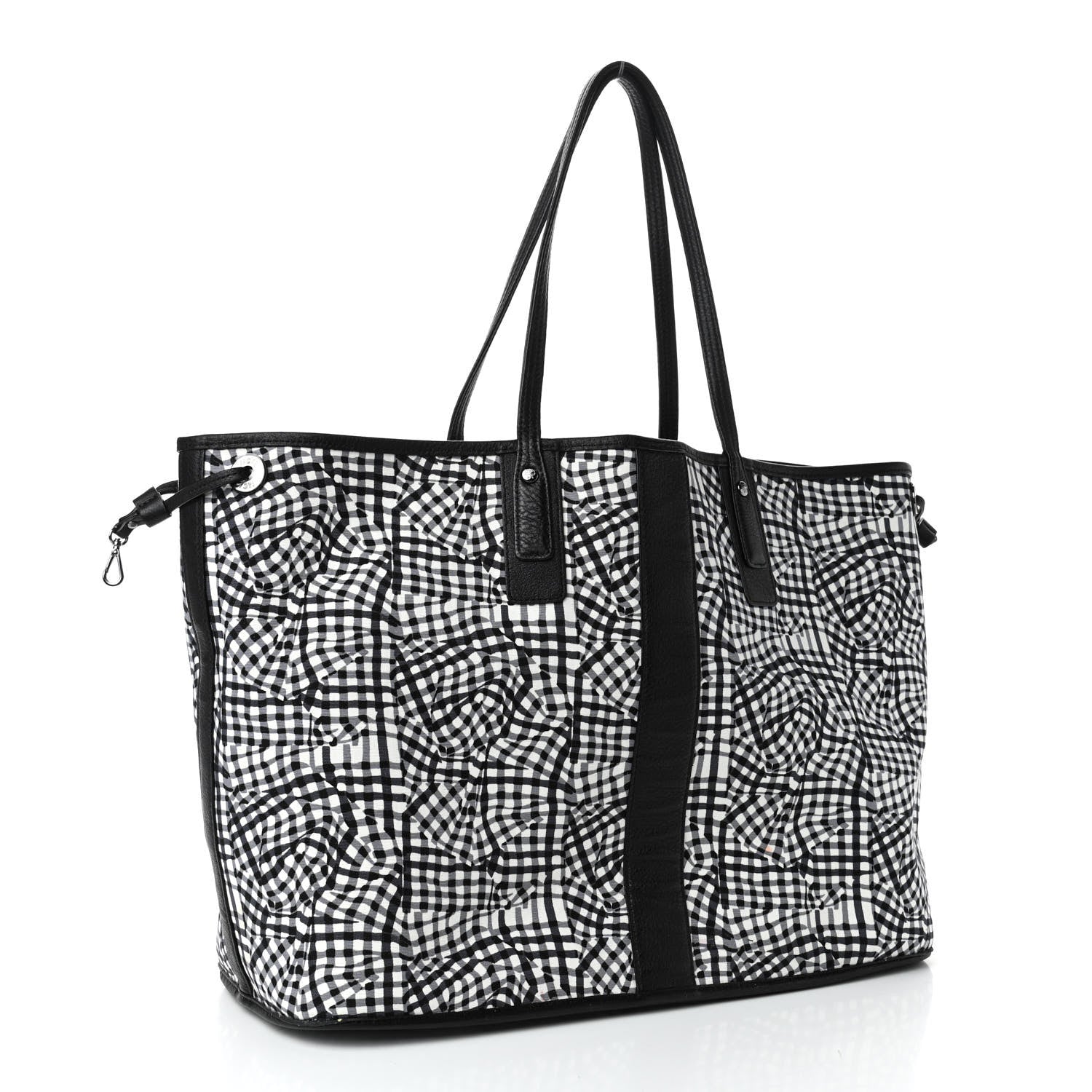 MCM Visetos Large Liz Reversible Shopper Tote Black 6 of 8