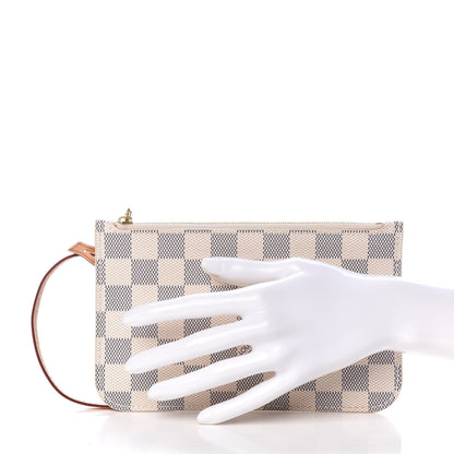 Louis Vuitton Damier Azur Neverfull PM Pochette 4 of 14