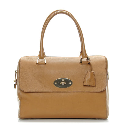 Mulberry Glossy Goatskin Medium Del Rey Satchel Deer Brown 1 of 11