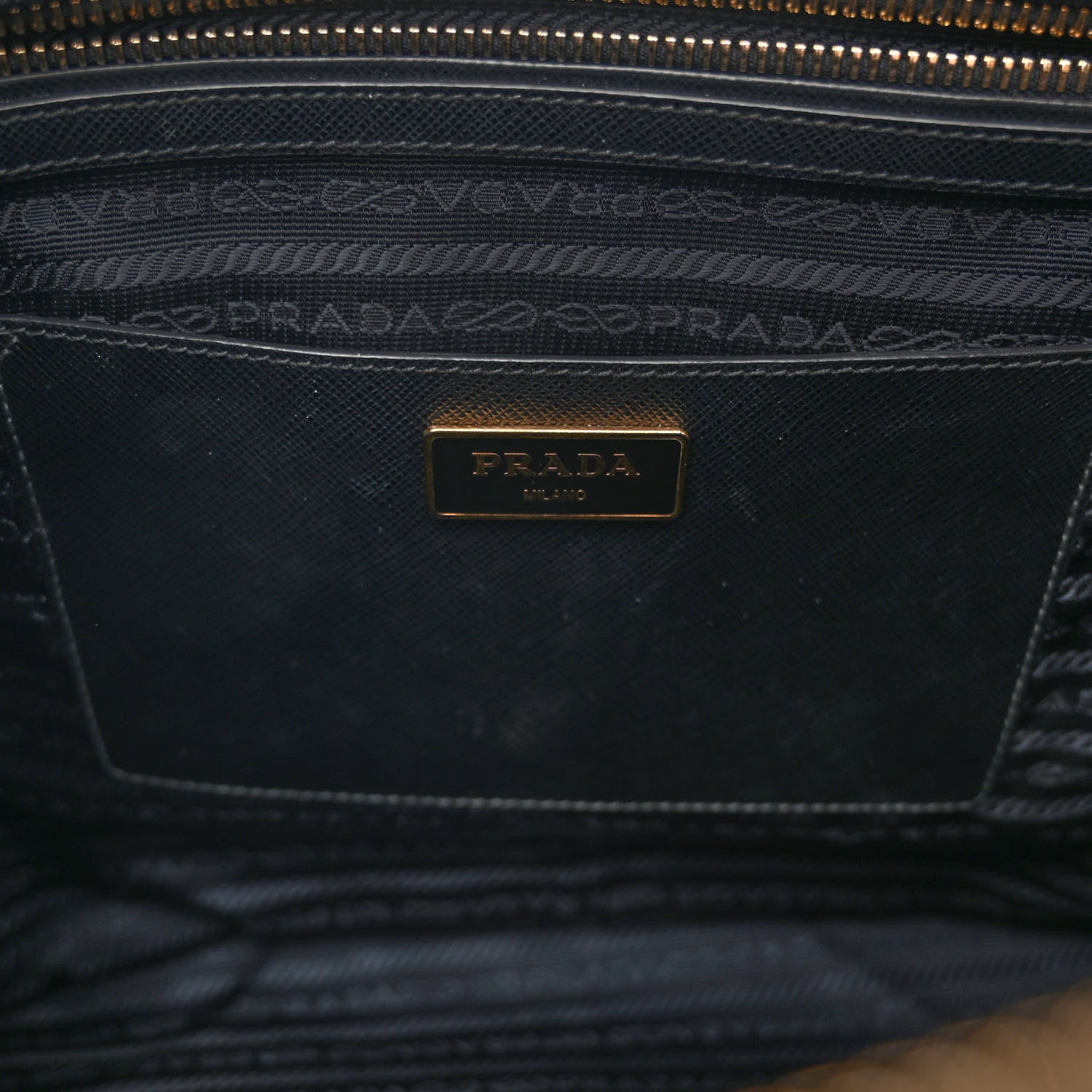 Prada Saffiano Medium Galleria Double Zip Tote Black 8 of 11