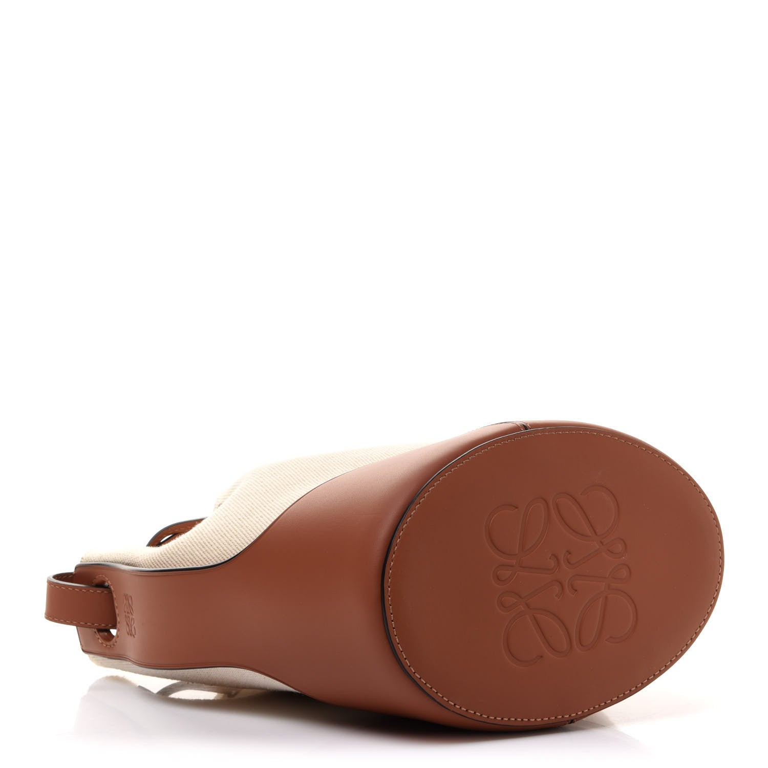 Loewe Canvas Calfskin Balloon Bucket Bag Ecru Tan 4 of 11