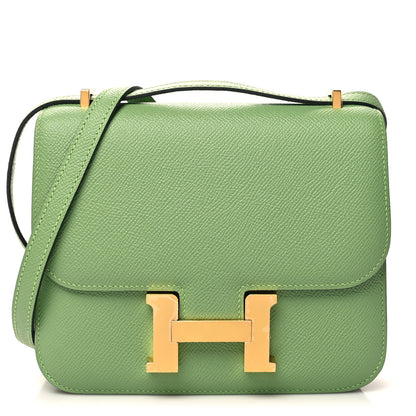 Hermes Epsom Constance 18 Vert Criquet 1 of 12