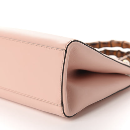 Gucci Nappa Bamboo Small Nymphaea Top Handle Bag Perfect Pink 7 of 12