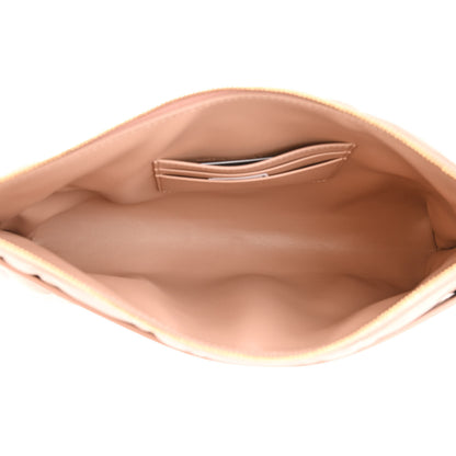 Christian Dior Lambskin Macrocannage Large Caro D-Every Pouch Rose Des Vents 5 of 11