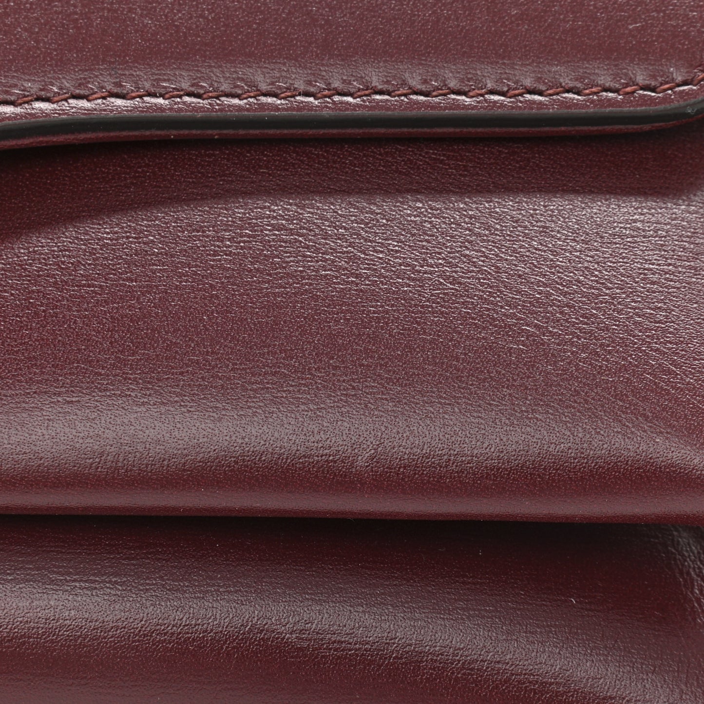 Vitello Palmellato Lux Small Arli Flap Shoulder Bag Vintage Bordeaux
