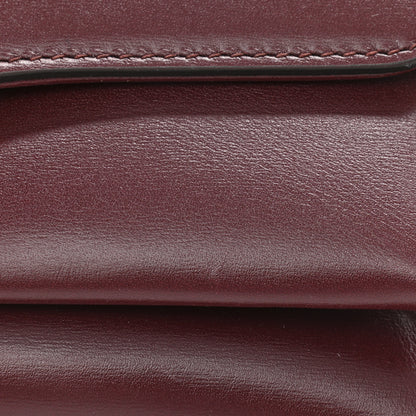 Gucci Vitello Palmellato Lux Small Arli Flap Shoulder Bag Vintage Bordeaux 11 of 12