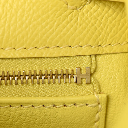 Hermes Epsom Kelly Sellier 28 Lime 13 of 36
