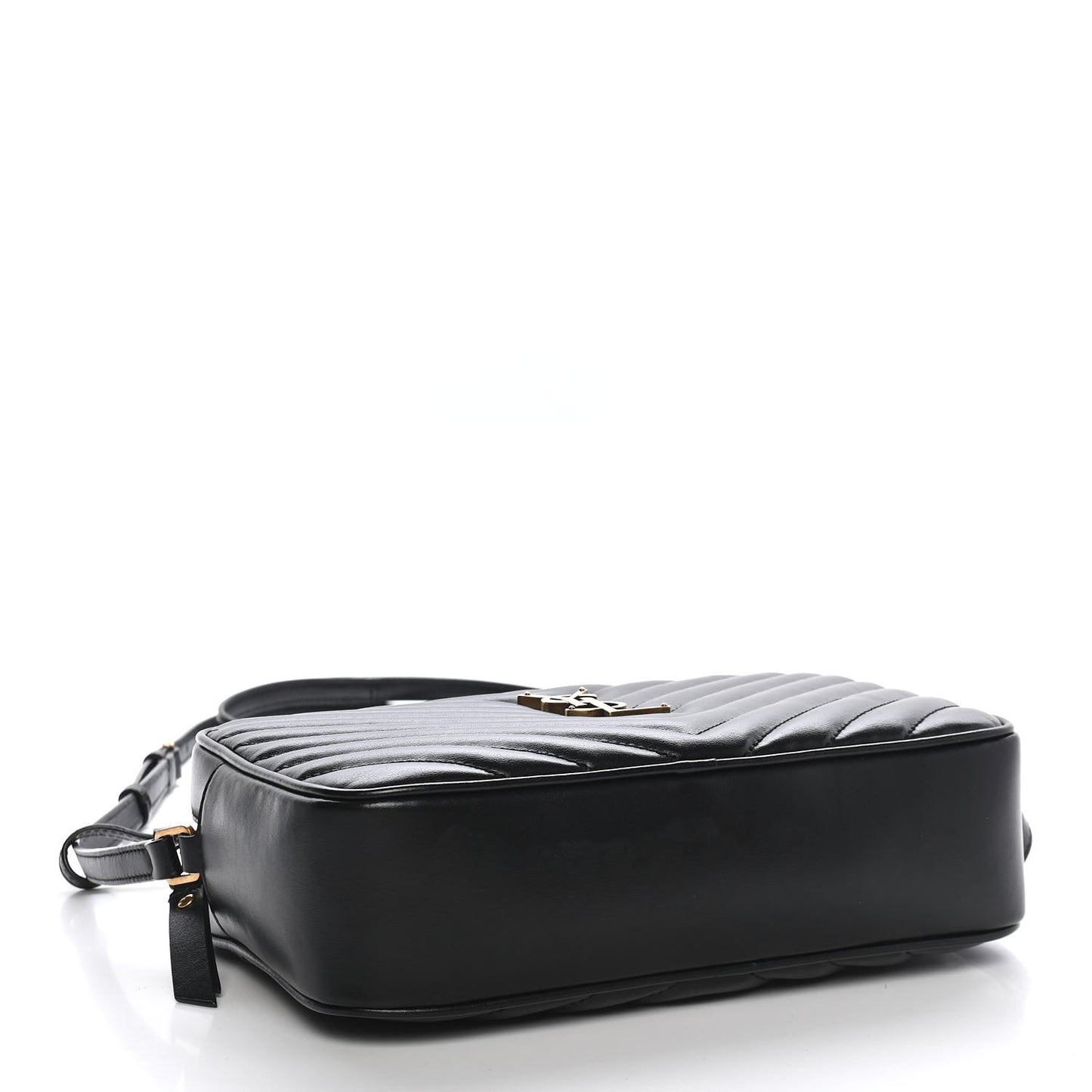 Calfskin Matelasse Monogram Lou Camera Bag Black