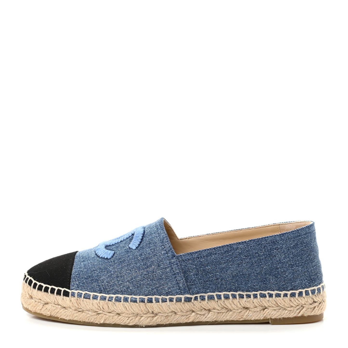 Denim CC Espadrilles 41 Blue Black