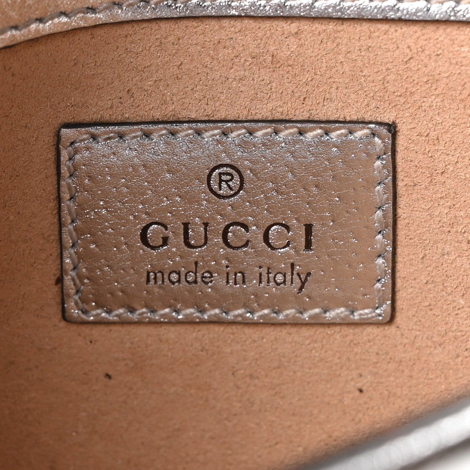 Gucci Metallic Calfskin Super Mini Dionysus Shoulder Bag Silver 6 of 10