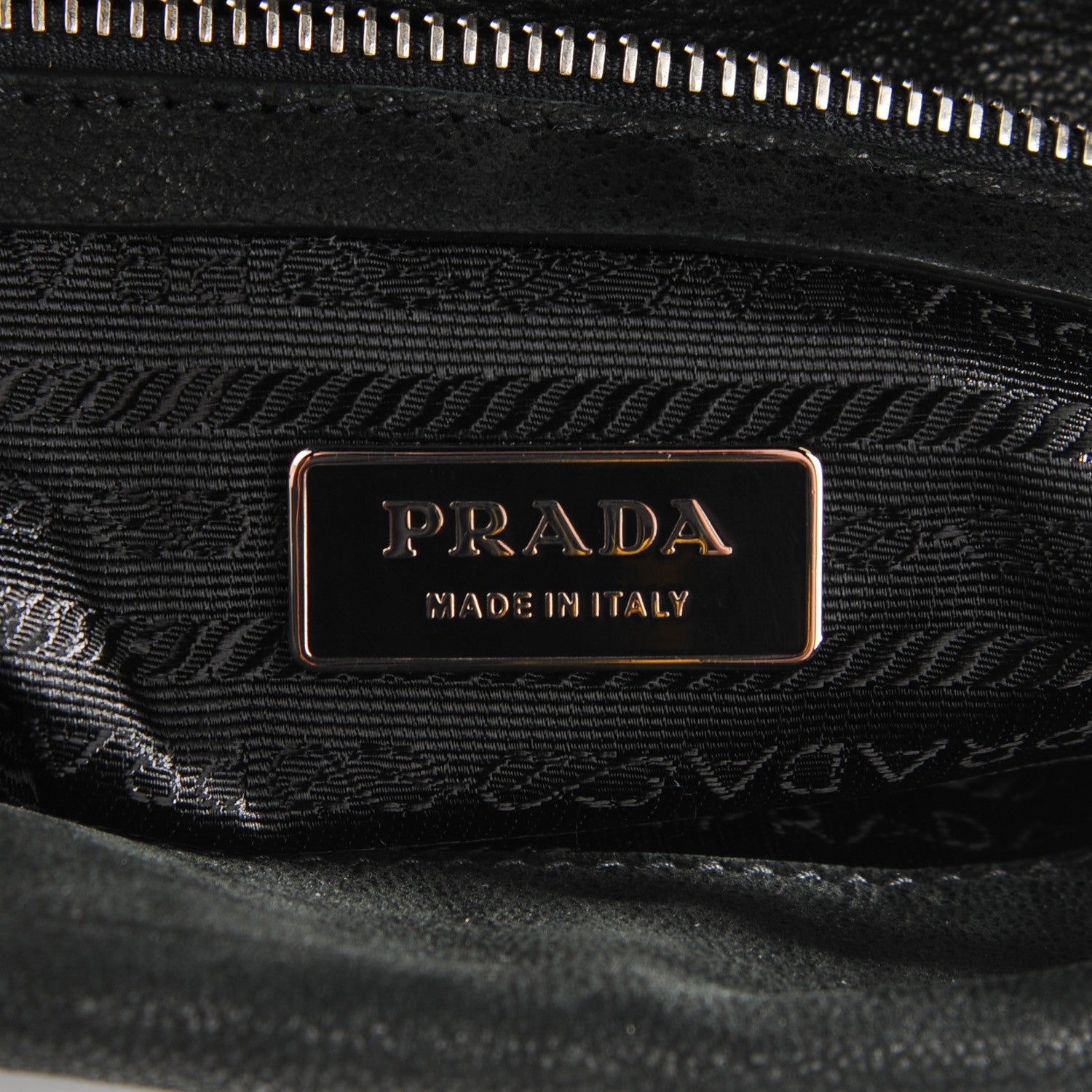 Prada Cervo Antik Easy A Foldover Pushlock Satchel Nero Black 7 of 10