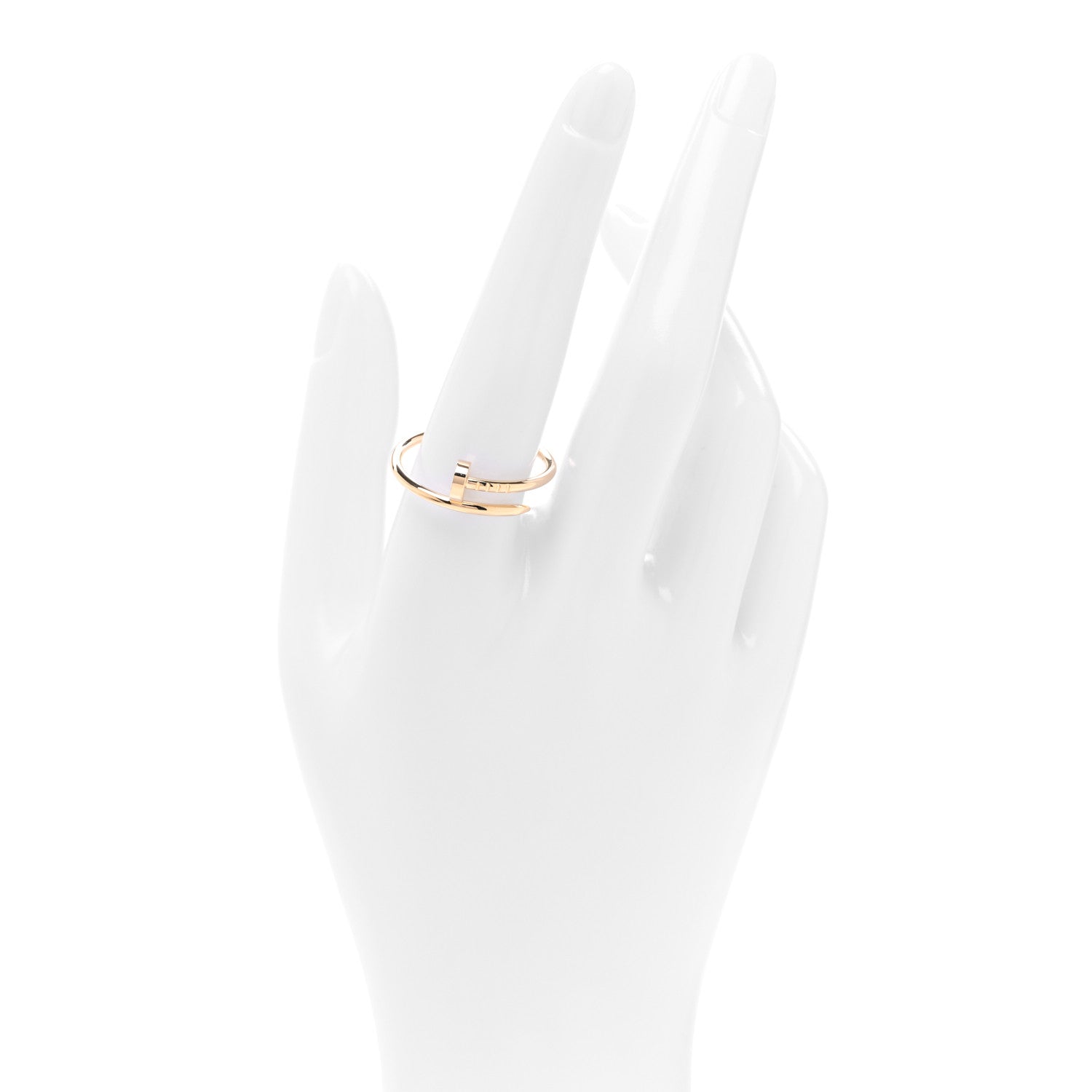 Cartier 18K Yellow Gold Small Juste Un Clou Ring 62 10 2 of 5