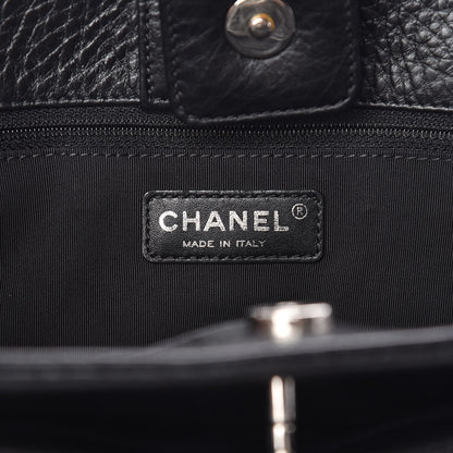 Chanel Calfskin Cerf Executive Shopper Tote Black 6 of 10