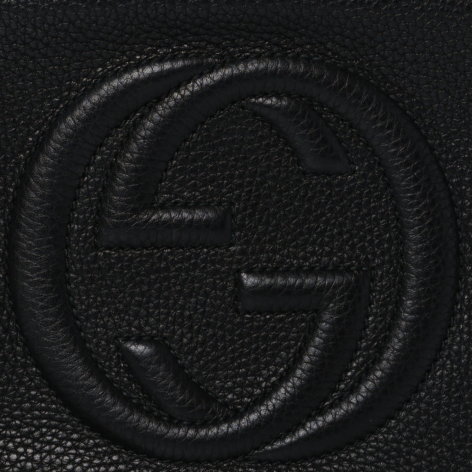 Gucci Pebbled Calfskin Small Soho Disco Bag Black 9 of 11