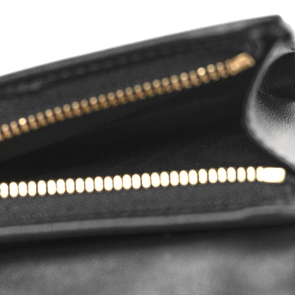 Gucci Calfskin GG Matelasse Card Case Wallet Black 6 of 9