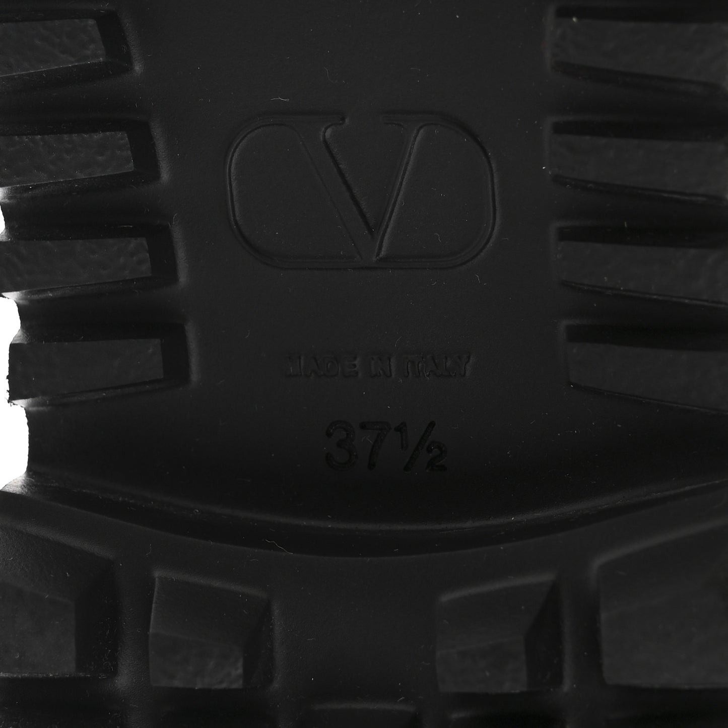 Calfskin Vlogo Loafers 37.5 Black