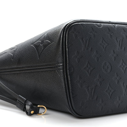 Louis Vuitton Empreinte Monogram Giant Neverfull MM Black 7 of 9
