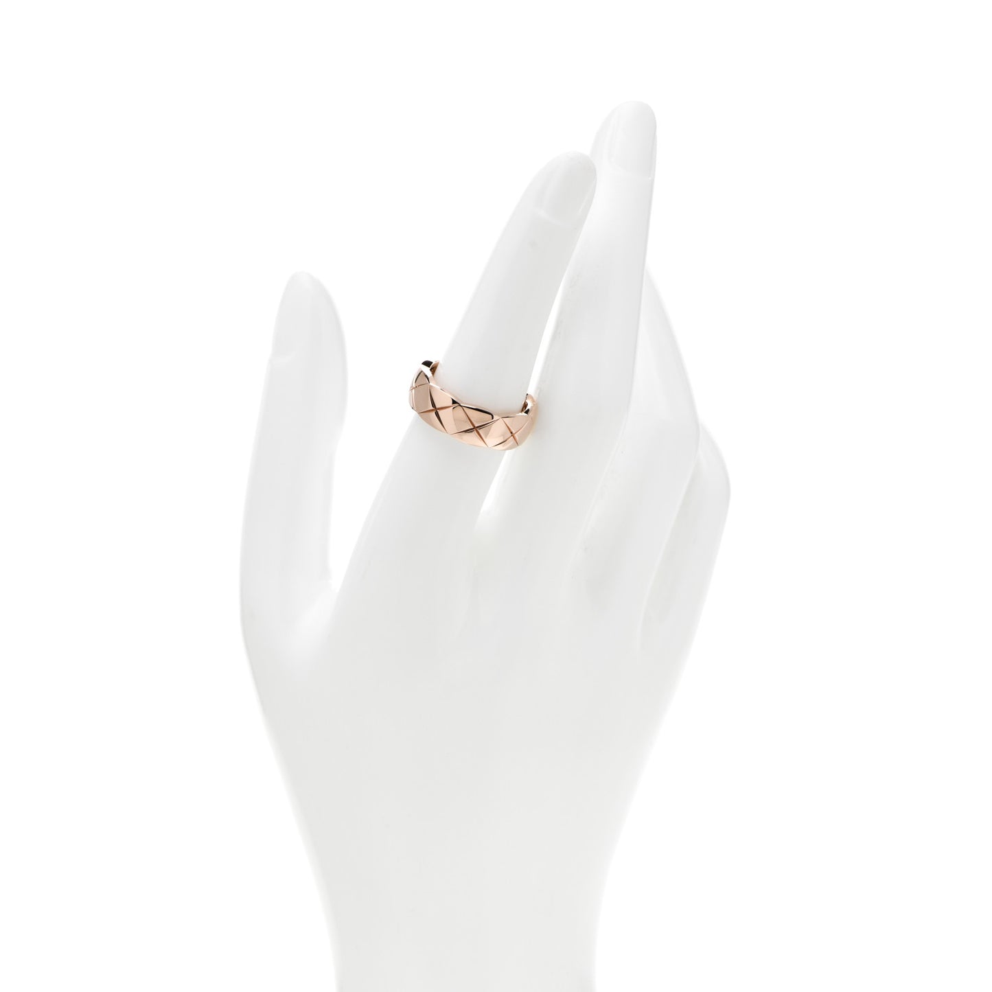 18K Beige Gold Small Coco Crush Ring 54 7