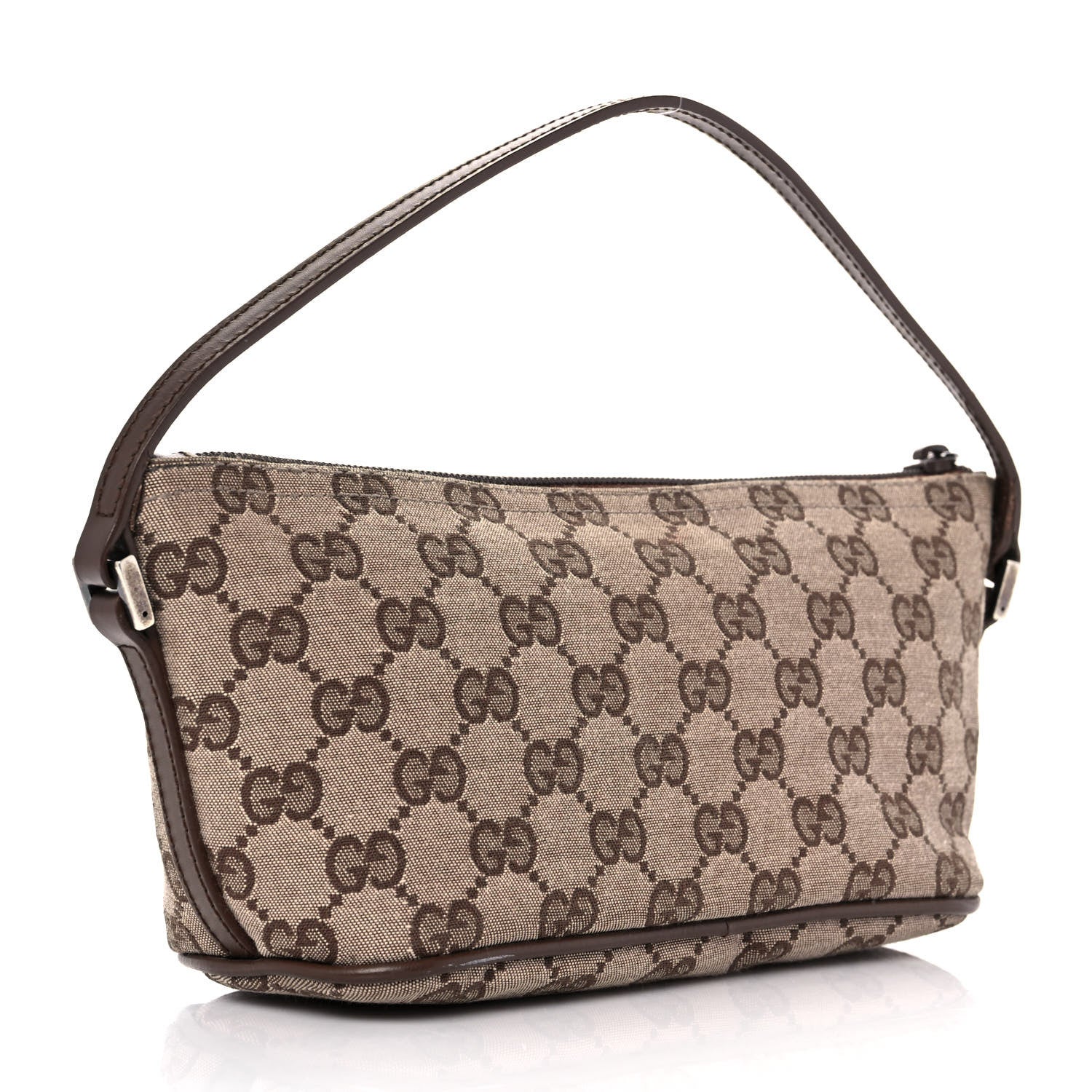 Gucci Monogram Boat Pochette Brown 2 of 9