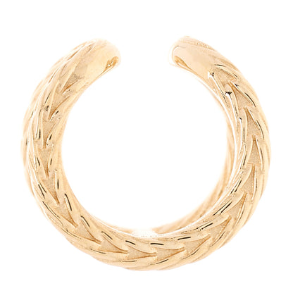 Hermes 18K Yellow Gold Chaine d'ancre Danae Single Ear Cuff Earring 3 of 6