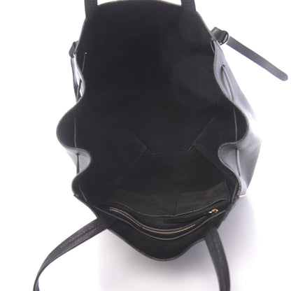 Celine Soft Grained Calfskin Small Belt Cabas Phantom Black 5 of 9