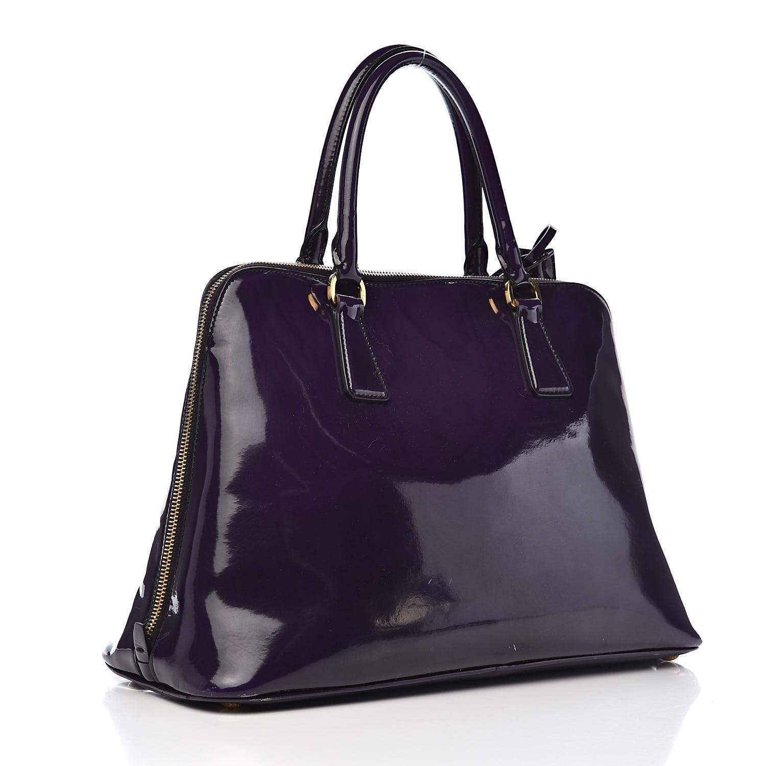 Prada Spazzolato Medium Promenade Tote Viola Fume 3 of 16