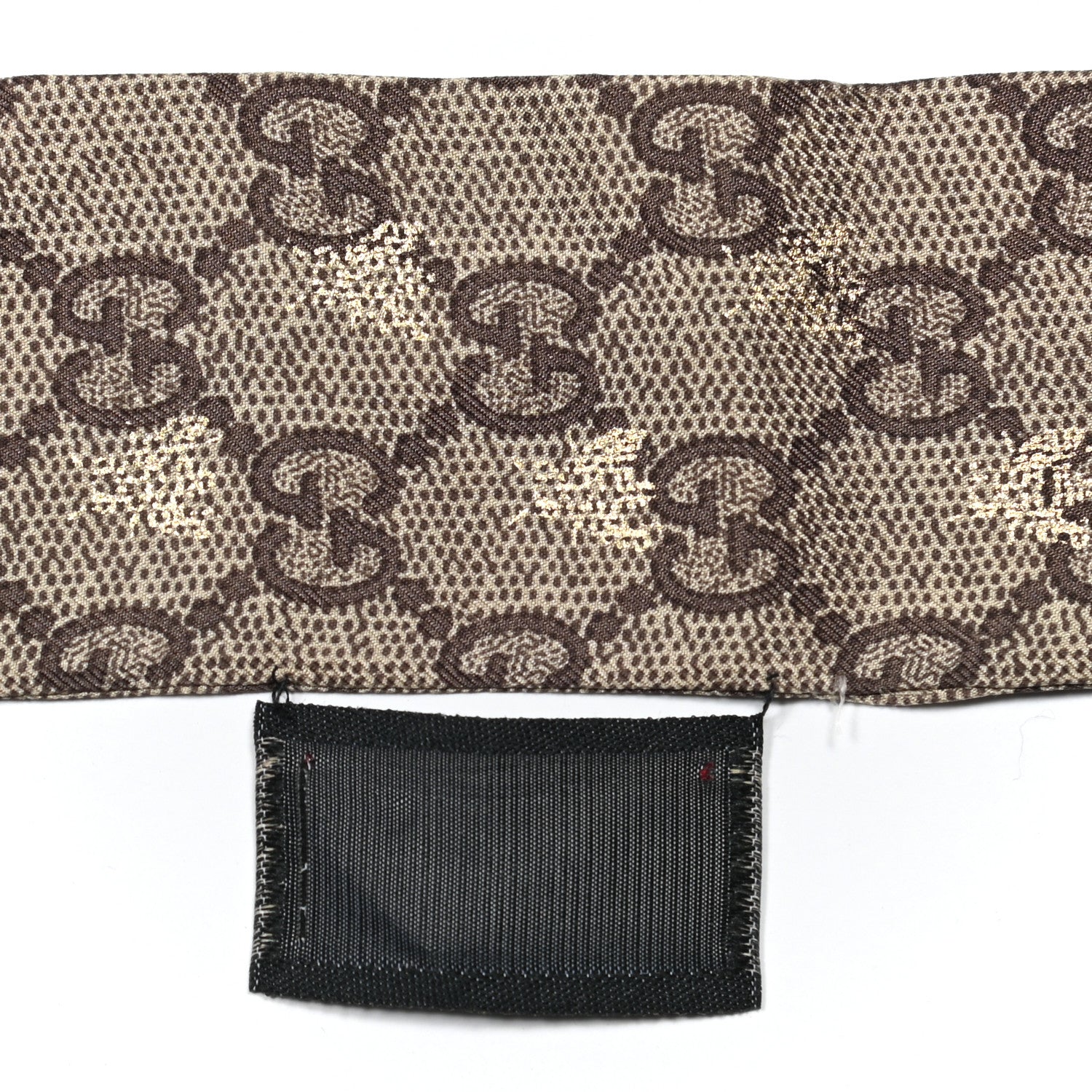 Gucci Silk Twill GG Monogram GG Bee Neck Bow Scarf Roseate Sky Blue 4 of 4