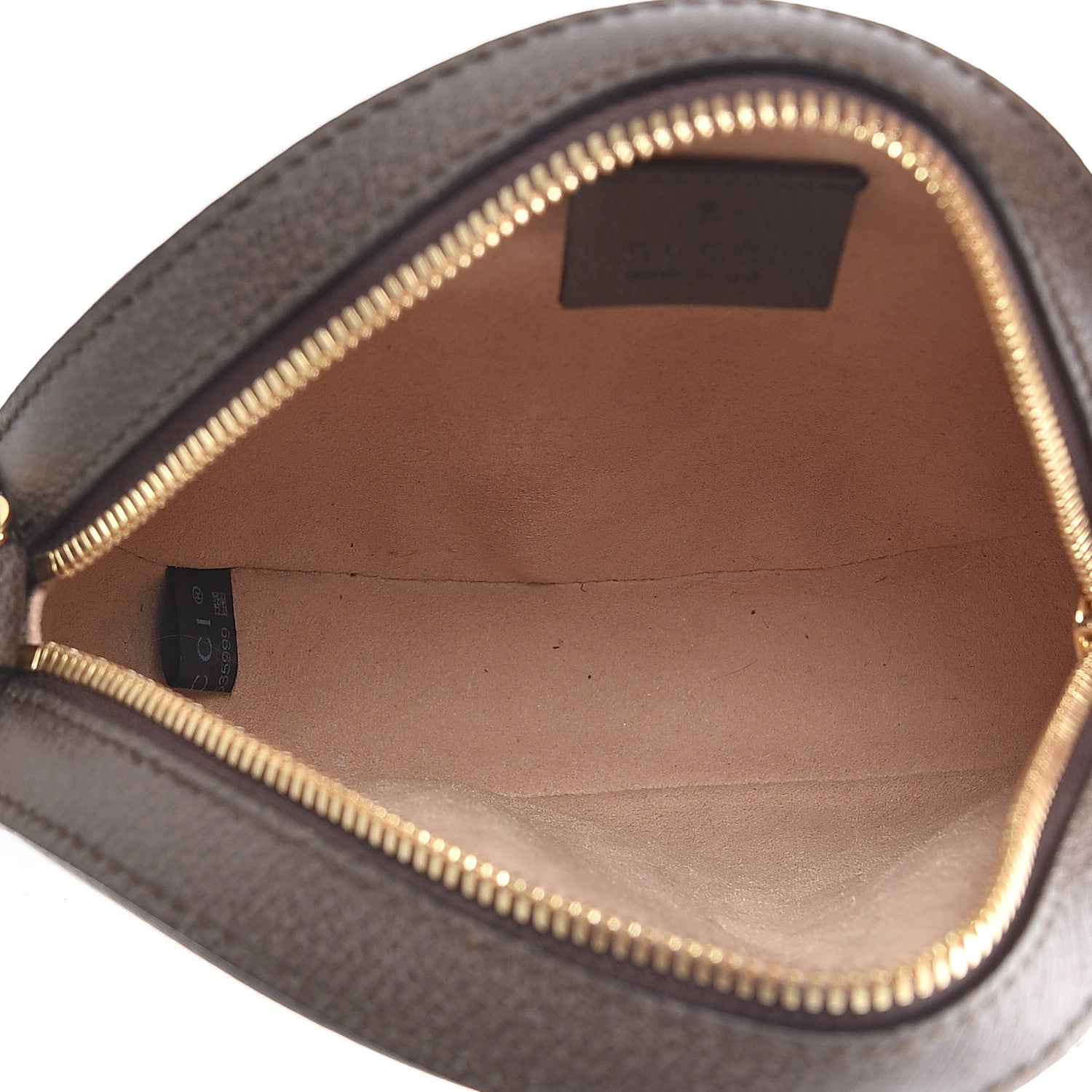 Gucci GG Supreme Monogram Web Mini Ophidia Round Shoulder Bag Brown 4 of 7