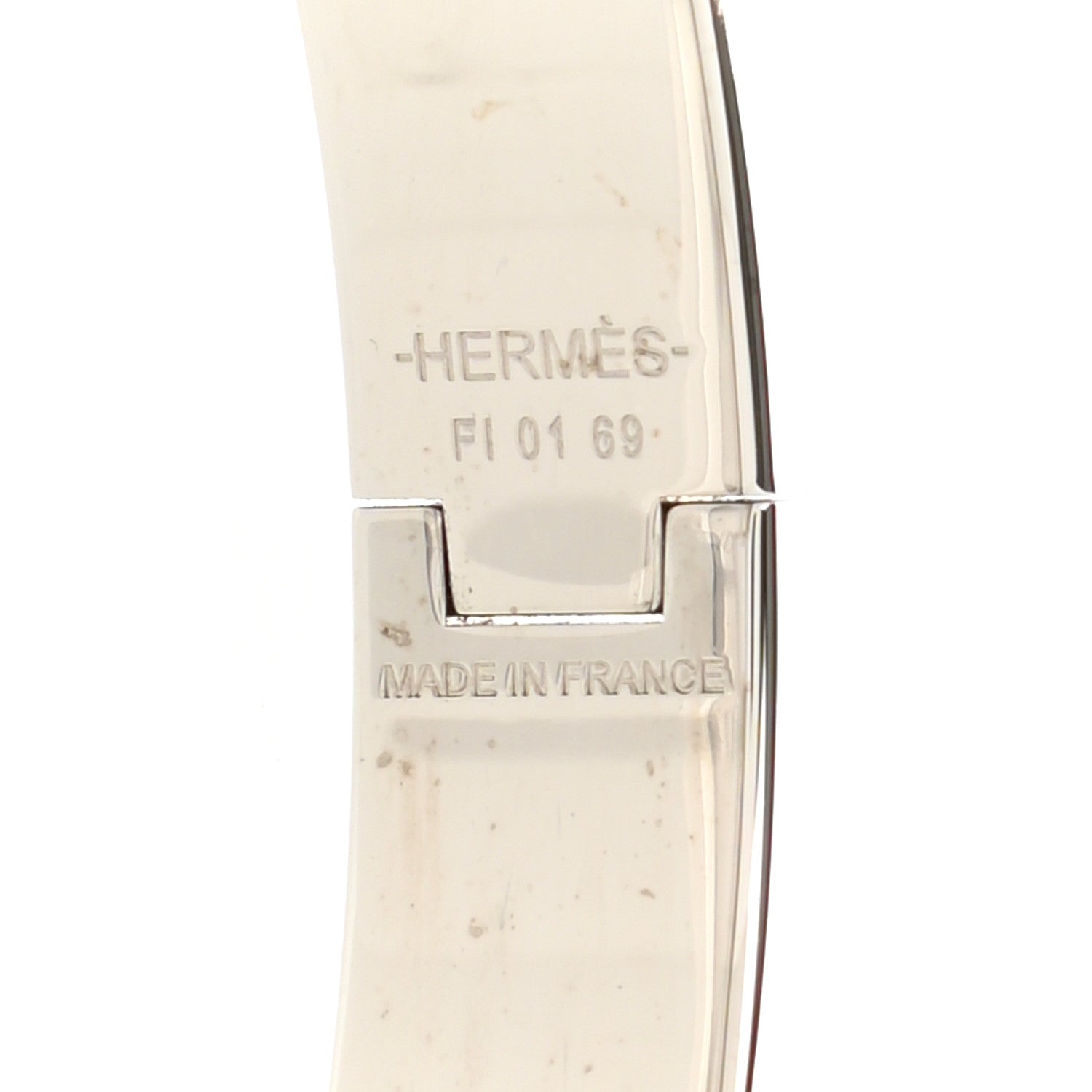 Hermes Enamel Narrow Clic Clac H Bracelet PM Orange 4 of 5