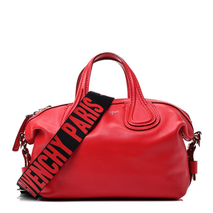Givenchy Calfskin Micro Nightingale Logo Strap Red 1 of 10