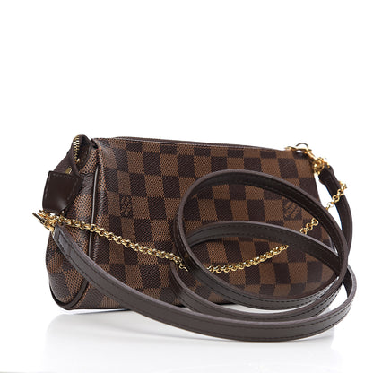 Louis Vuitton Damier Ebene Eva Clutch 2 of 9