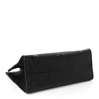 Louis Vuitton Empreinte Monogram Giant Onthego MM Black 3 of 7
