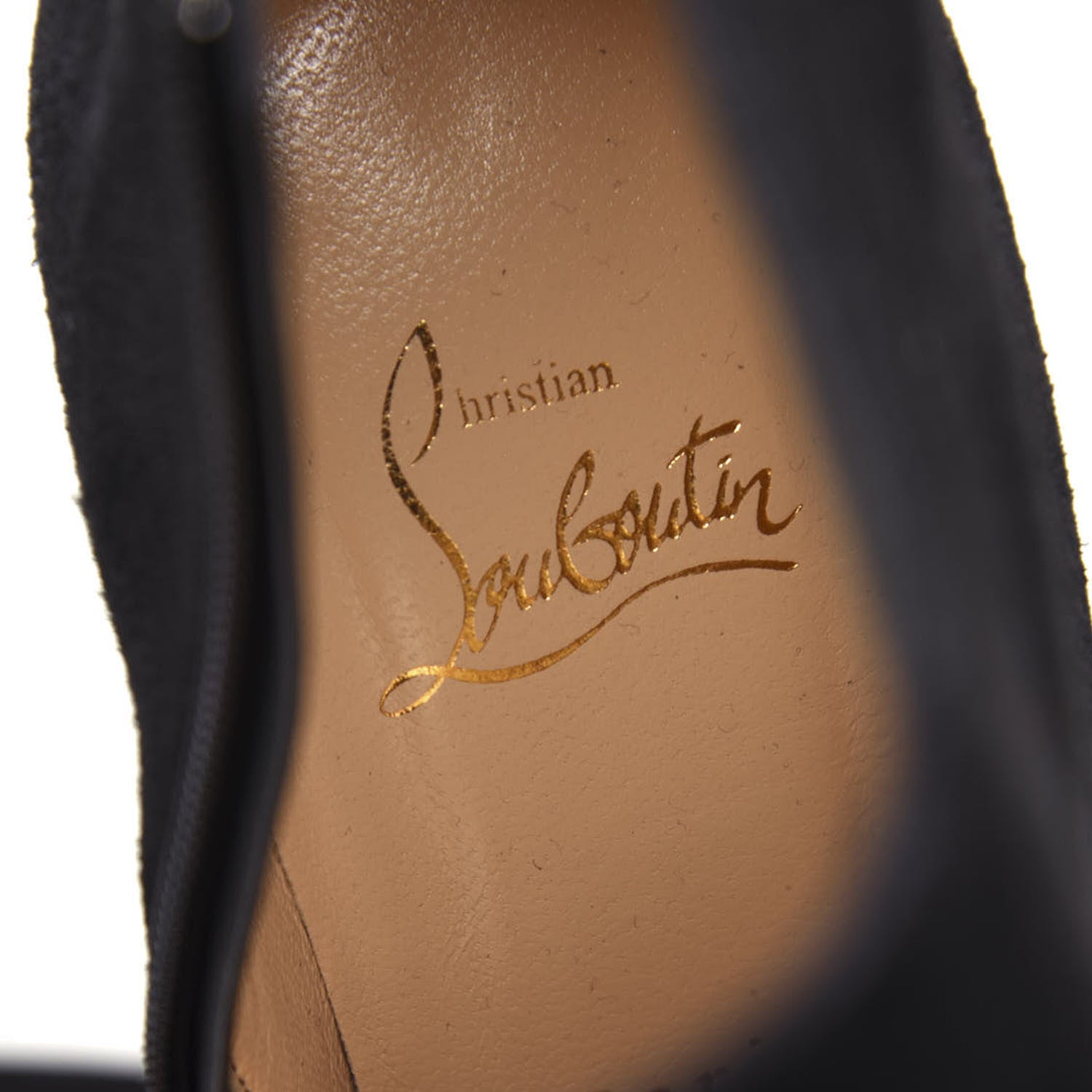 Christian Louboutin Suede Daf Booty 160 Ankle Boots 39 Black 8 of 9