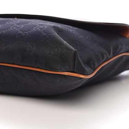 Gucci Nylon Monogram Signature Web Small Messenger Navy 9 of 10