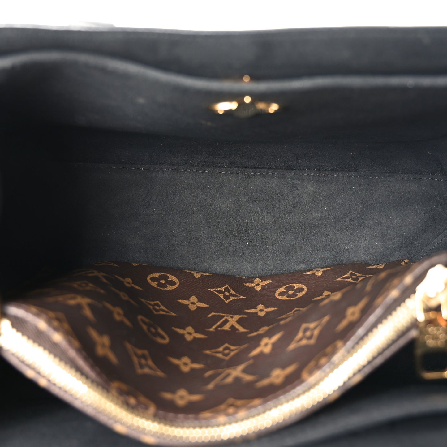 Monogram Flower Tote Black