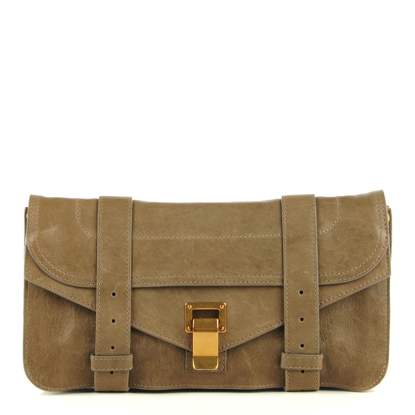 Calfskin PS1 Pochette Clutch Smoke