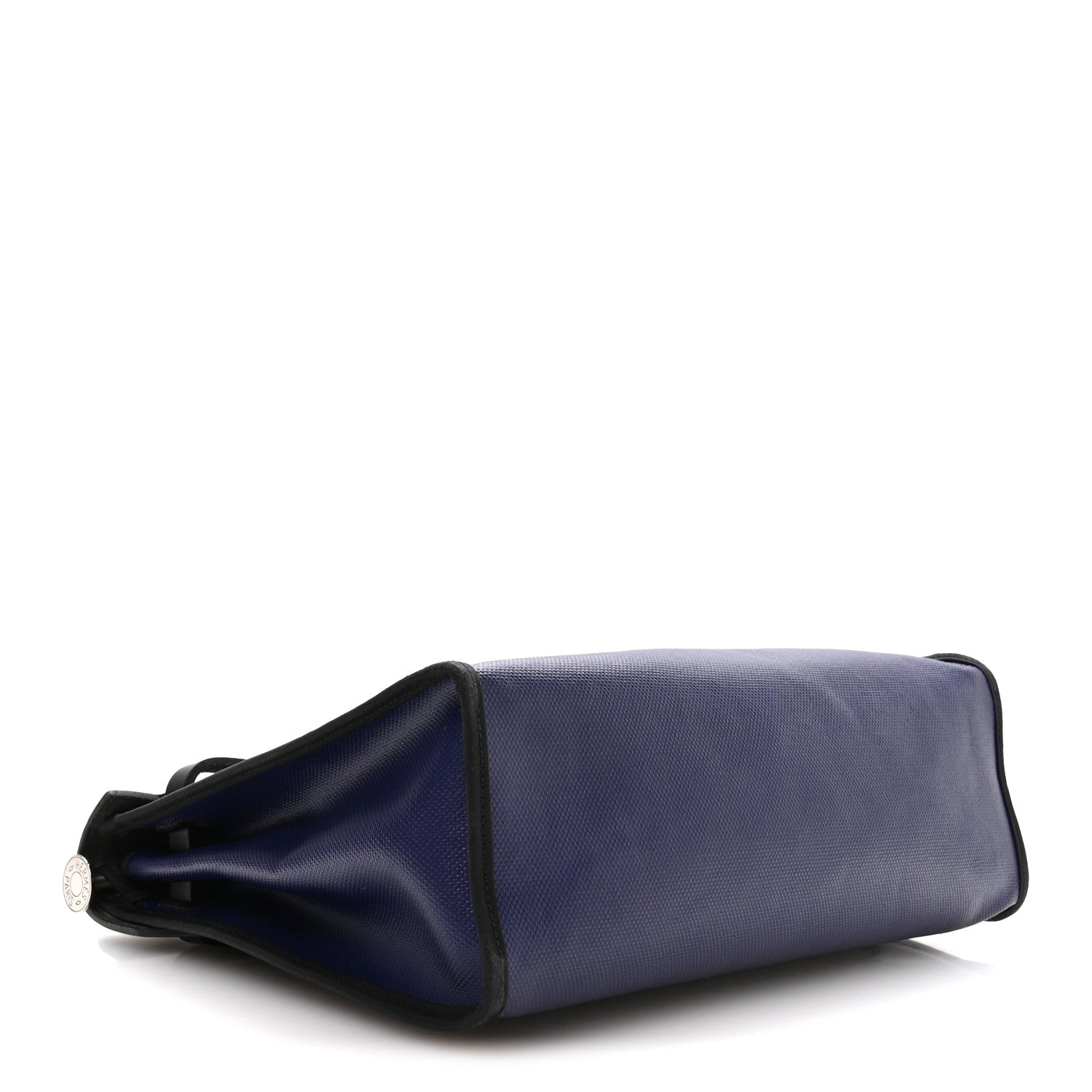 Hermes Toile H Berline Vache Hunter Herbag Zip PM 31 Bleu Saphir Black 5 of 11