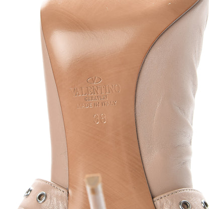 Valentino Garavani Nappa Love Latch Cross Strap 100mm Pumps 38 Poudre 7 of 10