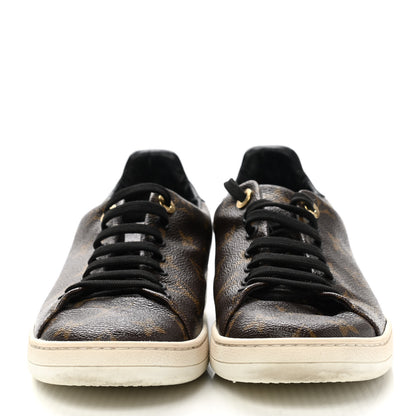 Louis Vuitton Patent Monogram Frontrow Sneakers 40 2 of 8