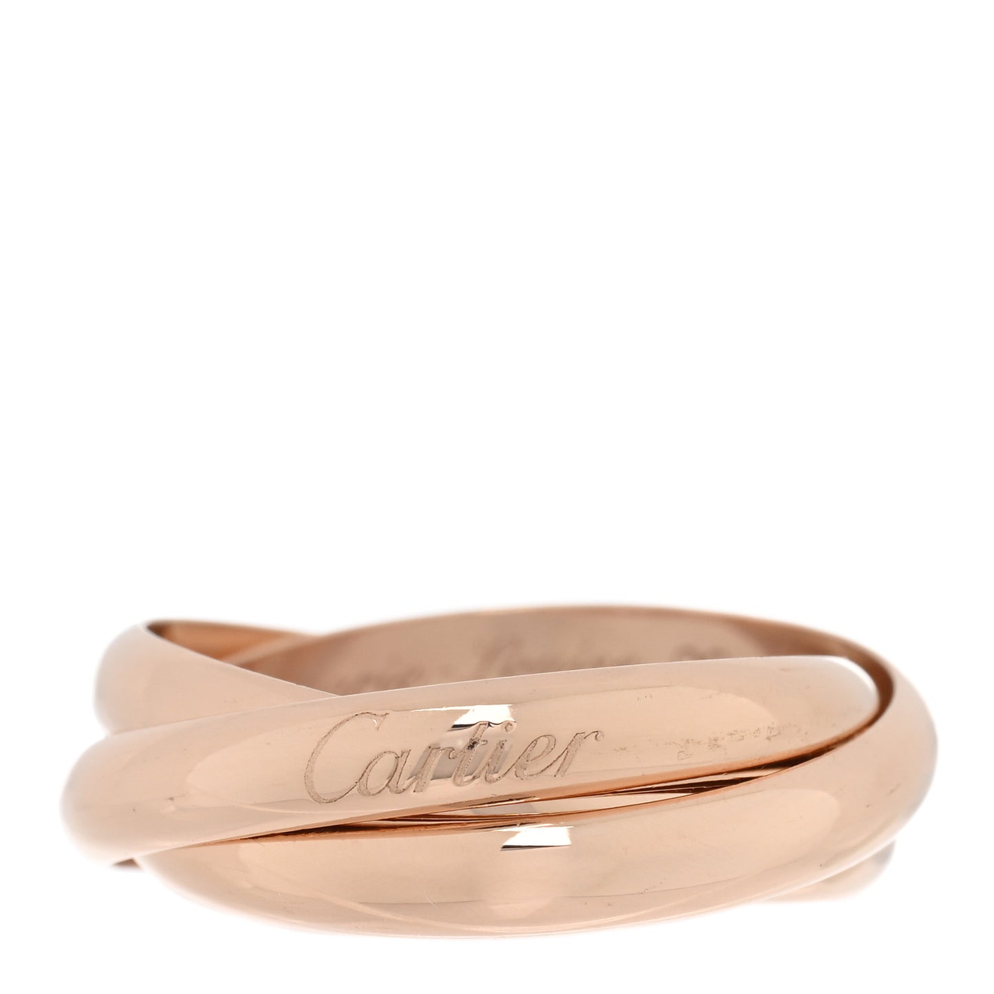 18K Pink Gold Classic Trinity Ring 61 9.5