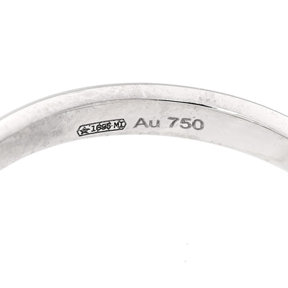 Gucci 18K White Gold Pink Topaz Running G Ring 53 6.25 5 of 7